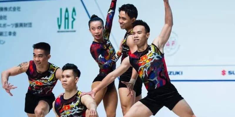 Đội tuyển Aerobic Việt Nam chuẩn bị cho World Cup 2025 tại Nhật Bản