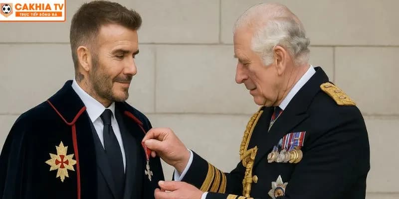 Huyền thoại David Beckham chính thức được phong tước Hiệp sĩ